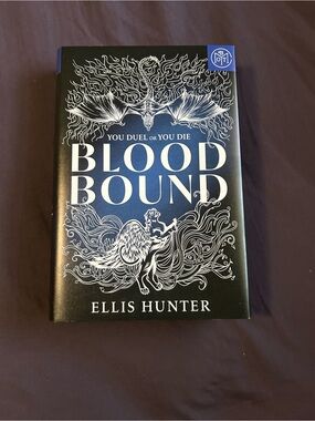 Ellis Hunter Blood Bound Hardcover - Black and White Cover